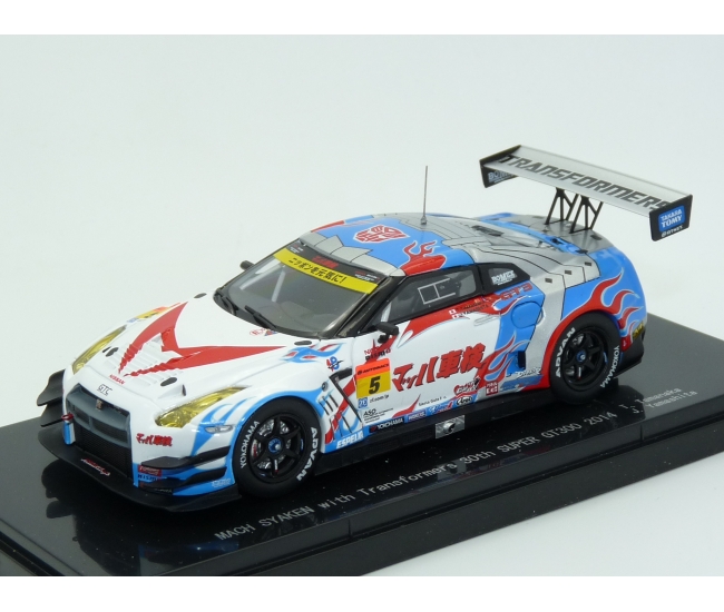 1:43 Nissan GT-R R35 #5 30th Transformers Super GT500 2014