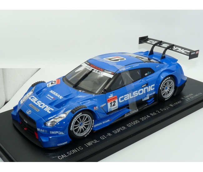 1:18 Nissan GT-R #12 Fuji Winner SUPER GT500 2014