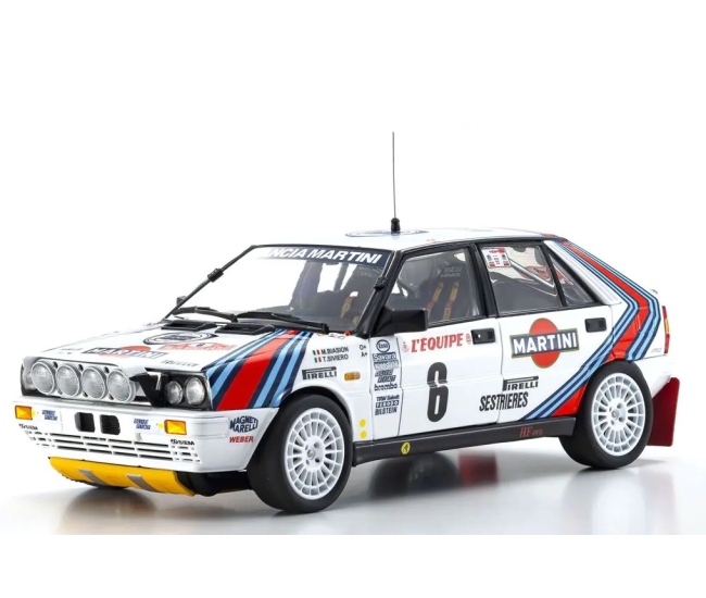 1:18 Lancia Delta HF 4WD #6 M.Biasion MARTINI Rally Monte Carlo 1987