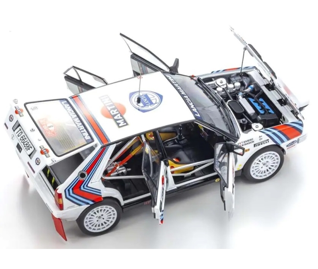 1:18 Lancia Delta HF 4WD #6 M.Biasion MARTINI Rally Monte Carlo 1987