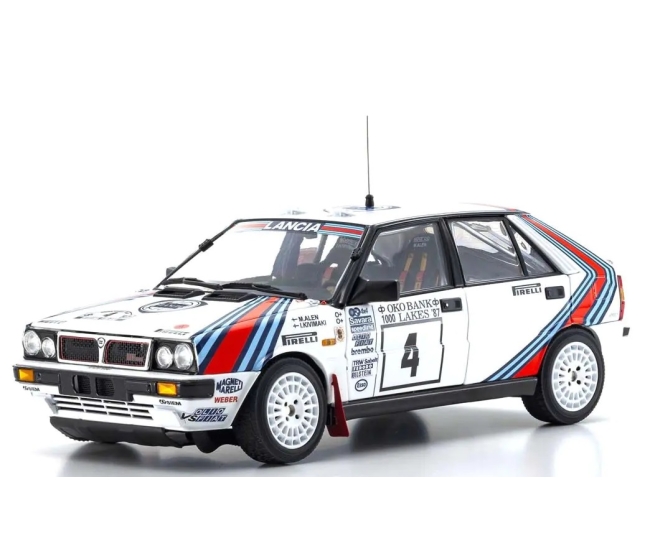 1:18 Lancia Delta HF 4WD #4 M.Alen MARTINI Rally 1000 Lakes 1987