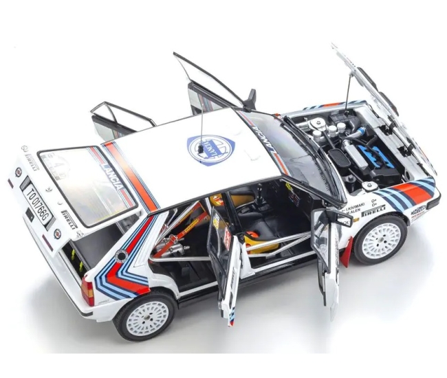 1:18 Lancia Delta HF 4WD #4 M.Alen MARTINI Rally 1000 Lakes 1987