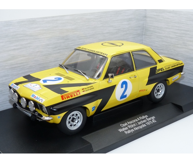 1:18 Opel Ascona A #2 W.Rohrl Rally Acropolis 1975