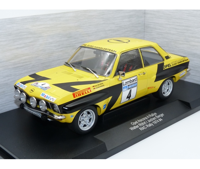 1:18 Opel Ascona A #4 W.Rohrl RAC Rally 1975