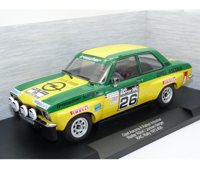 1:18 Opel Ascona A #26 W.Rohrl RAC Rally 1973