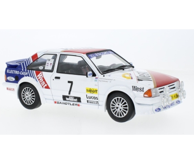 1:18 Ford Escort MK III RS Turbo #7 S.Andervang Haspengouw Rally (1985)