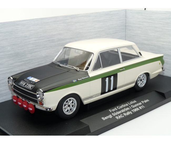 1:18 Ford Lotus Cortina MK1 #11 B.Söderström RAC Rally 1966