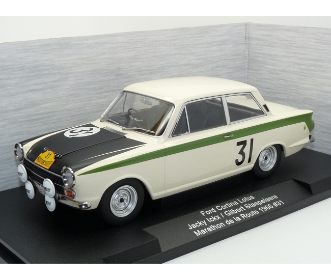 1:18 Ford Lotus Cortina MK1 #31 J.Ickx Marathon de la Route 1966