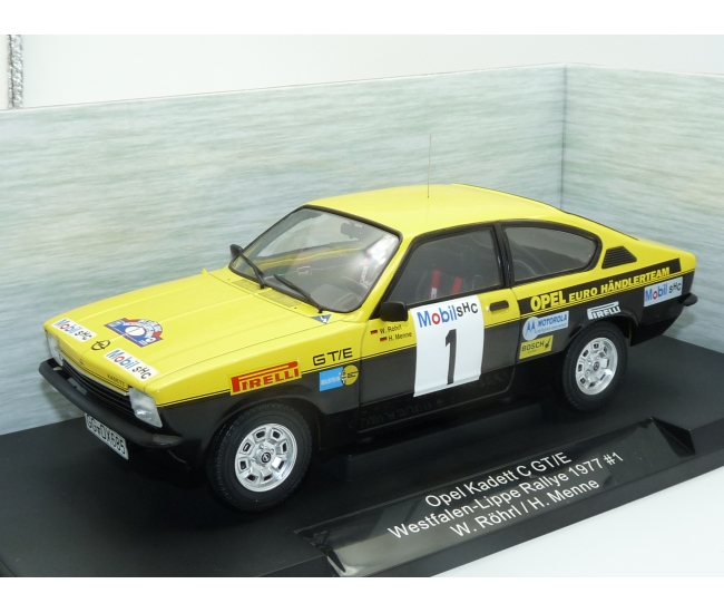 1:18 Opel Kadett C Coupe GT/E #1 W.Rohrl Westfalen-Lippe Rally 1977