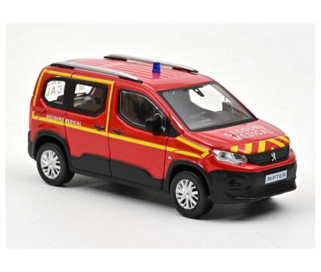 1:43 Peugeot Rifter "Pompiers - Secours Medical" (2019)