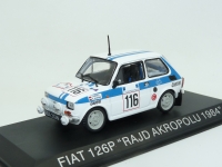 1:43 Fiat 126P #116 J.Szerla Rally Acropolis 1984