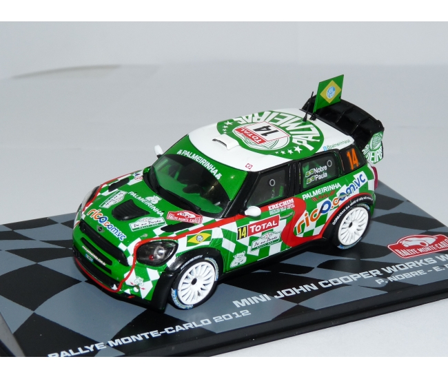 1:43 Mini Cooper Works WRC #14 P.Nobre Monte Carlo Rally 2012