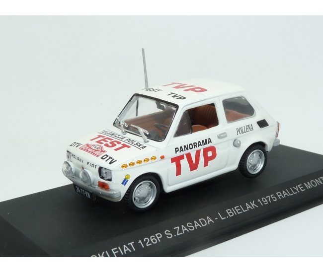 1:43 Fiat 126P S.Zasada L.Bielak Rally Monte Carlo 1975