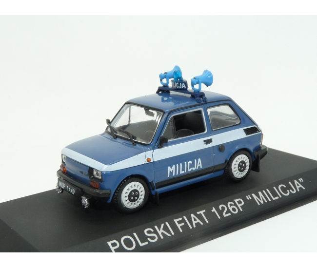 1:43 Fiat 126P Milicja