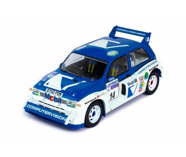 1:18 MG Metro 6R4 #14 Llewellin RAC Rally 1986