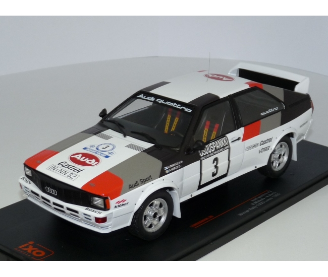 1:18 Audi Quattro #3 H.Mikkola Rally 1000 Lakes 1982