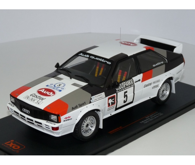 1:18 Audi Quattro #5 S.Blomqvist Rally 1000 Lakes 1982