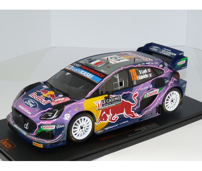 1:18 Ford Puma WRC #19 S.Loeb Winner Rally Monte Carlo 2022