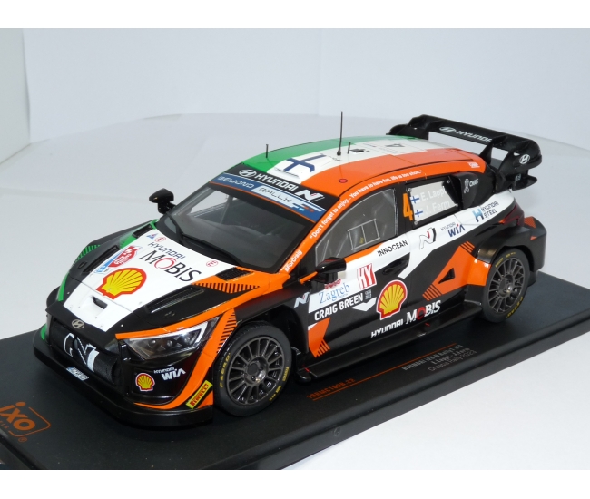 1:18 Hyundai i20 WRC Rally1 #4 E.Lappi Rally Croatia 2023