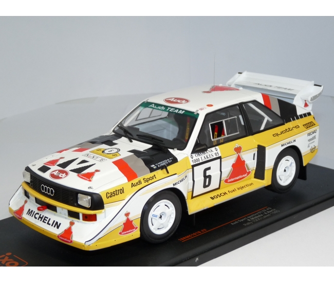 1:18 Audi Sport quattro S1 E2 #6 H.Mikkola Rally 1000 Lakes 1985