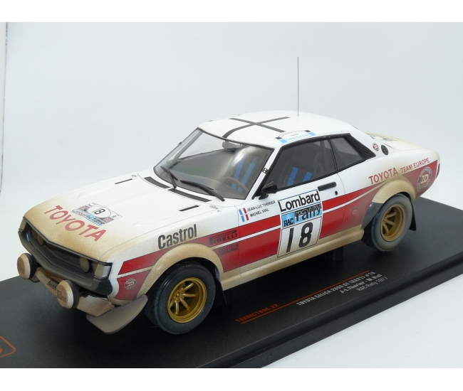 1:18 Toyota Celica 2000 GT RA21 #18 J-L.Therier RAC Rally 1977