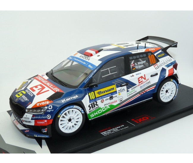 1:18 Skoda Fabia Rally2 WRC #10 S.Wagner Barum Rally 2024