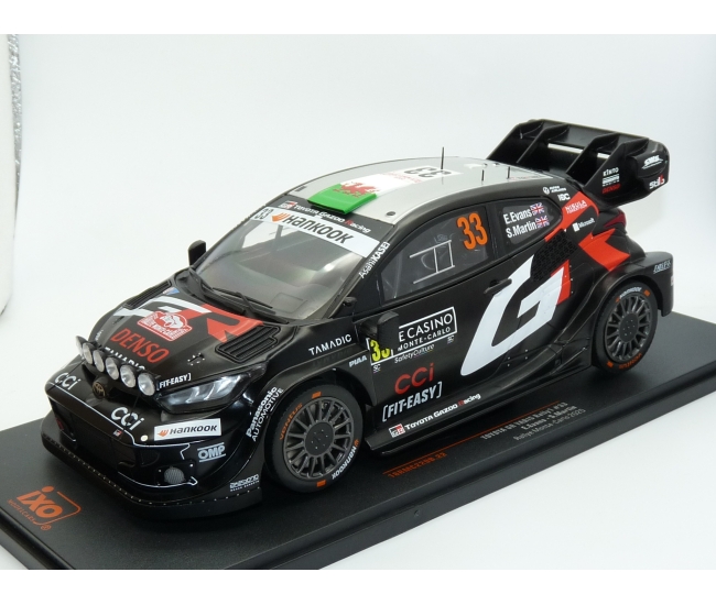 1:18 Toyota GR Yaris WRC #33 E.Evans Rally Monte Carlo 2025
