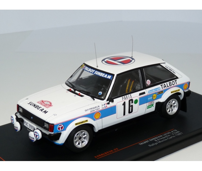 1:24 Talbot Sunbeam Lotus #16 G.Frequelin Rally Monte Carlo 1981