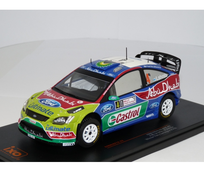 1:24 Ford Focus RS WRC #4 J-M.Latvalla Rally Sardegna 2009