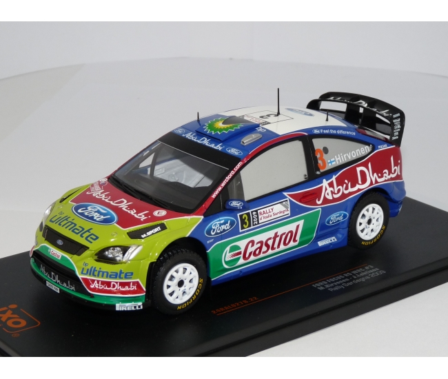 1:24 Ford Focus RS WRC #3 M.Hirvonen Rally Sardegna 2009