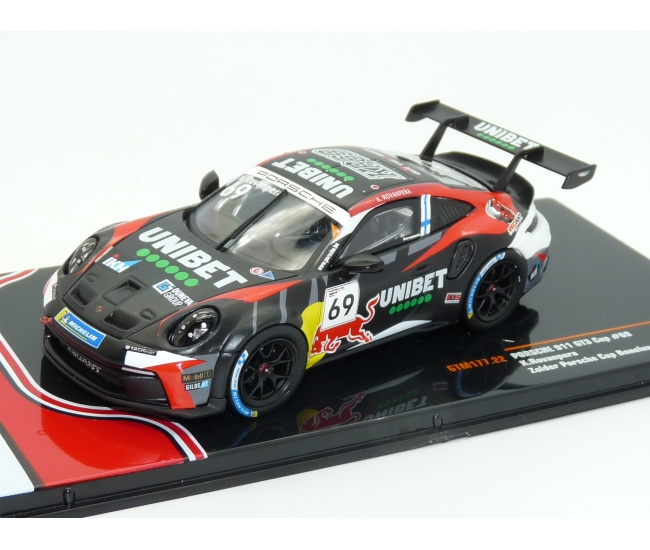 1:43 Porsche 911 GT3 Cup (992) #69 K.Rovanpera Zolder GP 2024