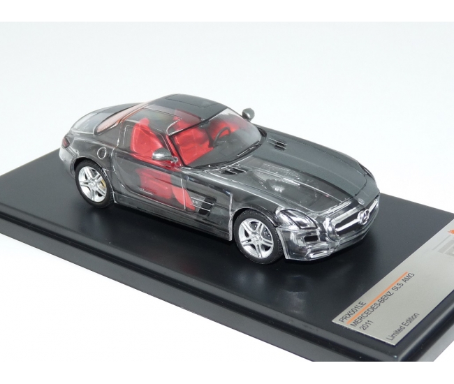 1:43 Mercedes SLS AMG half transparent (2011)
