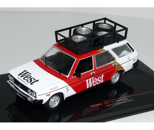 1:43 Fiat 131 Panorama Rally Asistance WEST 1977