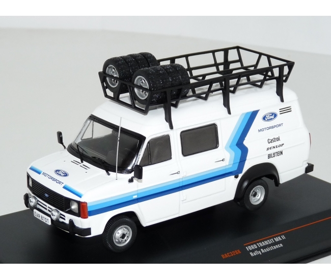 1:43 Ford Transit MK II Ford Motorsport Rally Assistance 1986