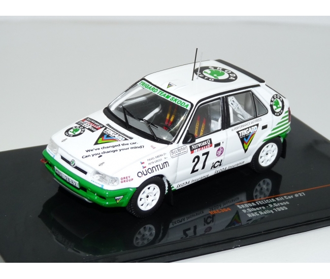 1:43 Skoda Felicia Kit Car #27 P.Sibera RAC Rally 1995