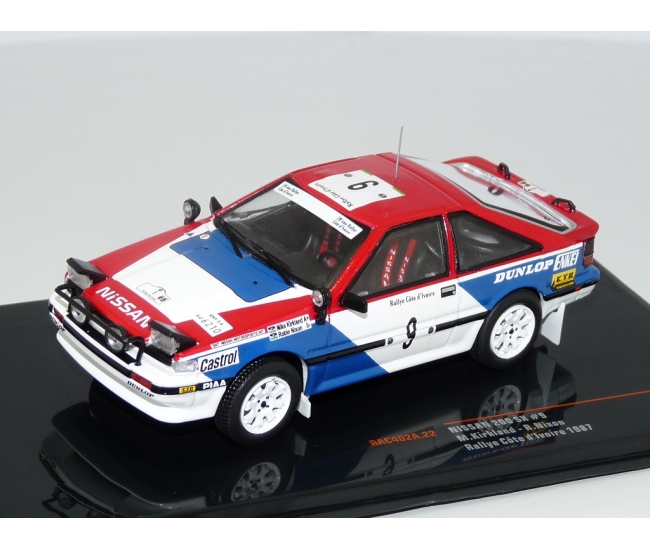 1:43 Nissan 200SX #9 H.Kirkland Rally Cote d`Ivore 1987