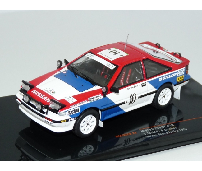 1:43 Nissan 200SX #10 S.Mehta Rally Cote d`Ivore 1987