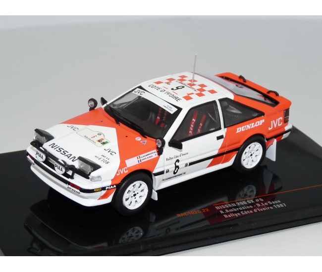 1:43 Nissan 200SX #6 A.Ambrosino Rally Cote d`Ivore 1987