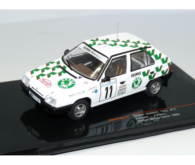 1:43 Skoda Favorit 136L #11 E.Triner Rally Monte Carlo 1993