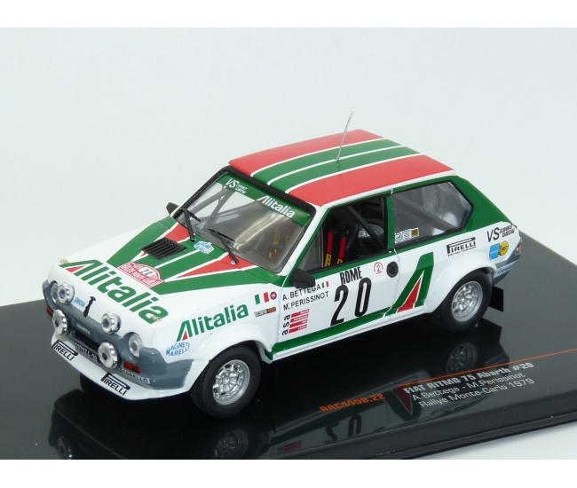 1:43 Fiat Ritmo 75 Abarth #20 A.Bettega Rally Monte Carlo 1979