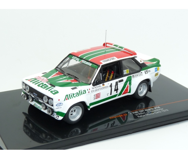 1:43 Fiat 131 Abarth #14 W.Röhrl Rally Monte Carlo 1979