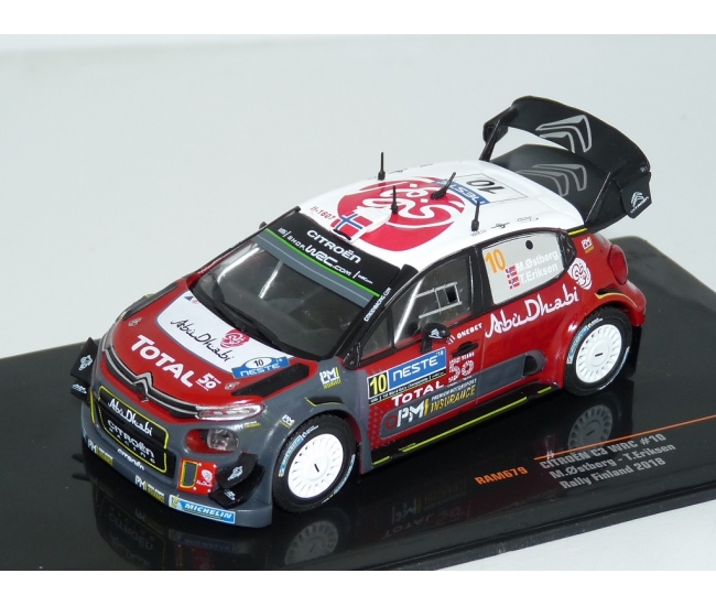 1:43 Citroen C3 WRC #10 M.Ostberg Rally Finland 2018