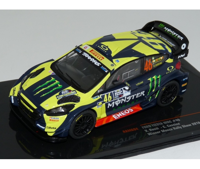 1:43 Ford Fiesta RS WRC #46 V.Rossi Rally Monza 2018