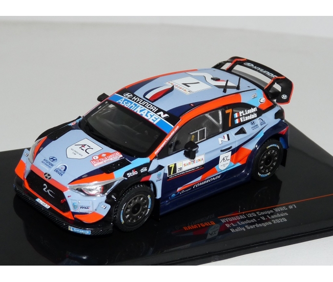 1:43 Hyundai i20 Coupe WRC #7 P-L Loubet Rally Sardinien 2020