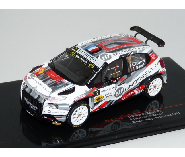 1:43 Citroen C3 Rally2 #2 S.Lefebvre Winner Rally de Condroz 2021