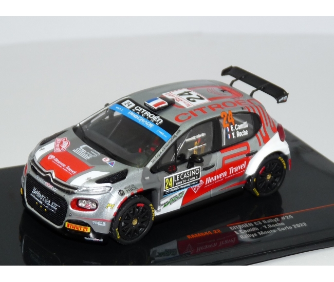 1:43 Citroen C3 Rally2 #24 E.Camilli Rally Monte Carlo 2022