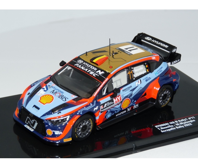 1:43 Hyundai i20 N Rally1 WRC #11 T.Neuville Rally Acropolis 2022