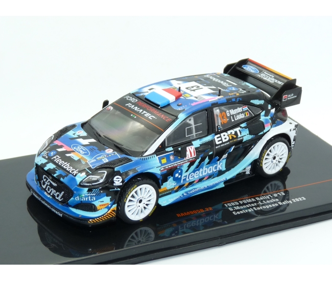 1:43 Ford Puma Rally1 WRC #13 G.Munster Central European Rally 2023