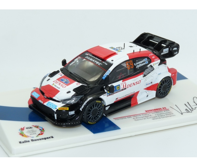 1:43 Toyota GR Yaris Rally1 WRC #69 K.Rovanpera Central Europe Rally 2023 Signature