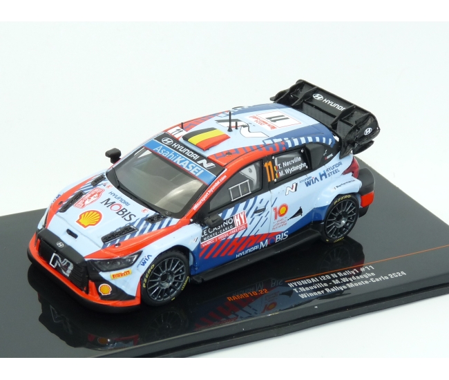 1:43 Hyundai i20 N Rally1 WRC #1 T.Neuville Rally Monte Carlo 2024